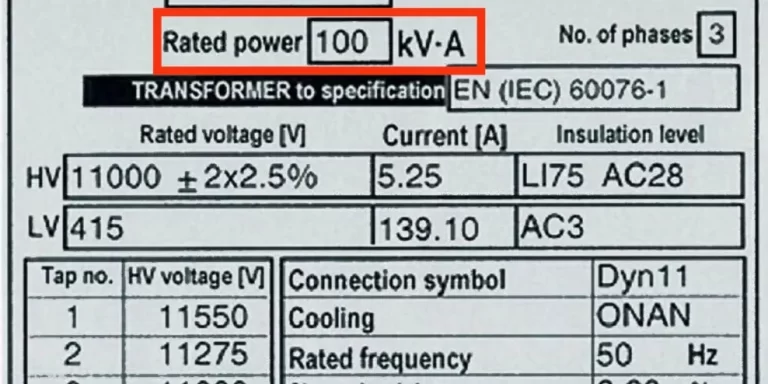 Why Transformer Rated in KVA?