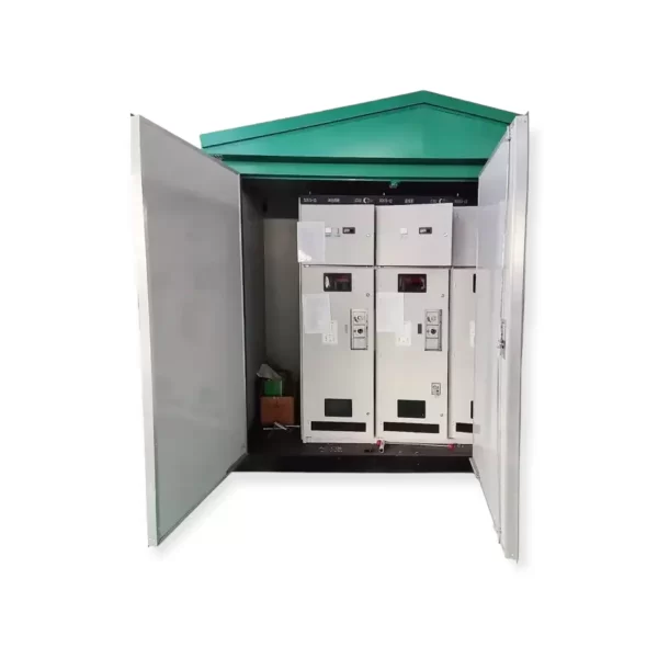 Medium voltage distribution cabinet in compact substation