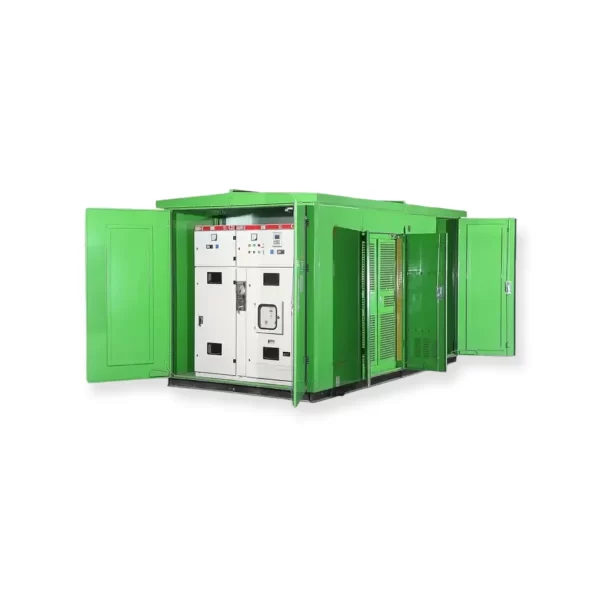 prefabricated substation green painting